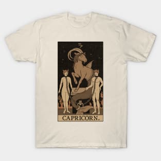Capricorn Tarot Card T-Shirt